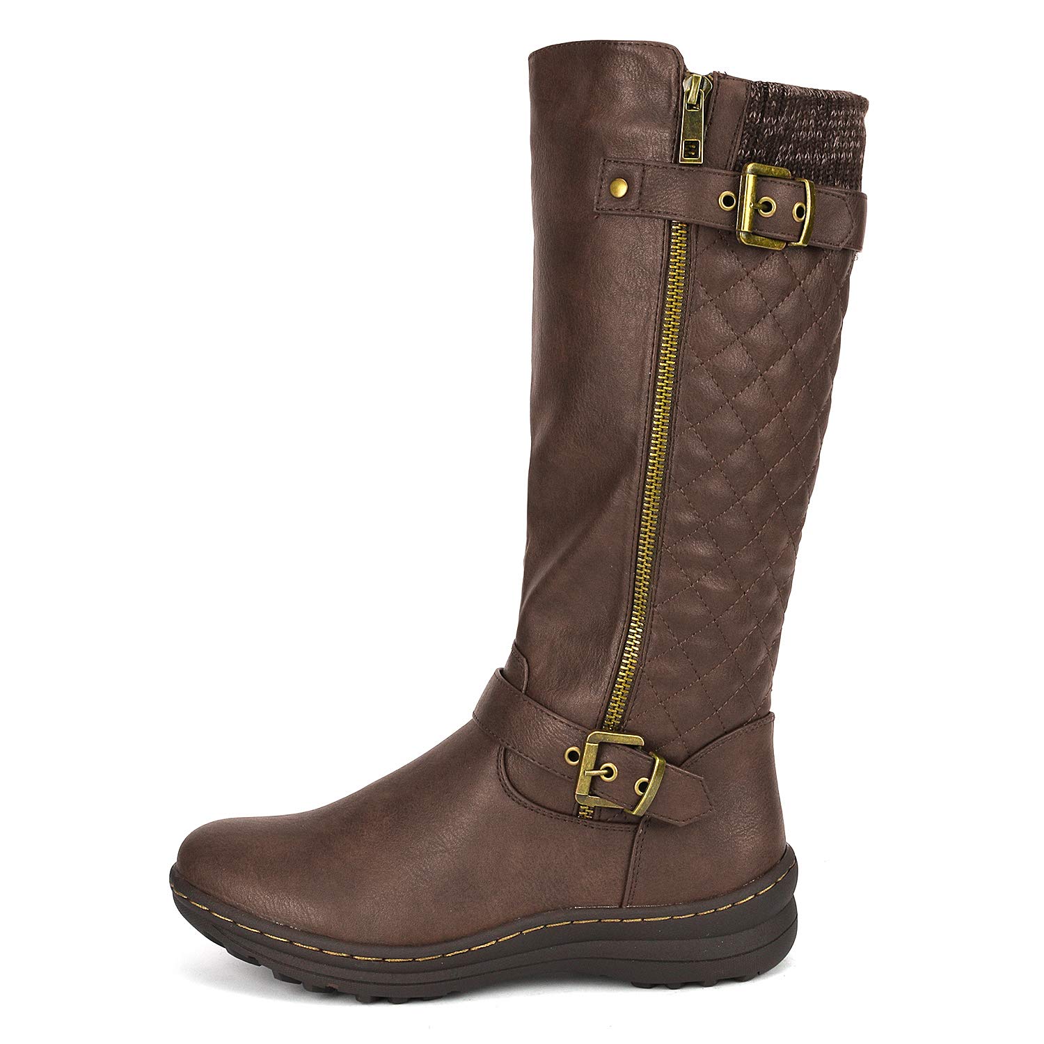 DREAM PAIRS Women's Faux Fur Knee High Boot - Image 3