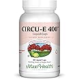 Maxi Health Circu-E 400 IU - Natural Vitamin E - Body's Defense System Support - 60 Capsules - Kosher