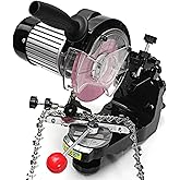 Electric Chainsaw Sharpener, Professional Electric Multi-Angles Automatic Saw Chain Blade Grinder Sharpening Machine, 1/8-Inc