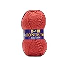 Sirdar Hayfield Bonus DK, Soft Red (617), 100g