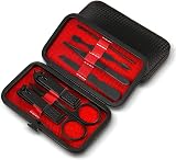 Jiaweixiang 7-Piece Manicure Pedicure Kit Stainless Steel Black Leather Case view 8