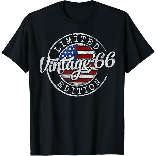 59th Birthday Gift Shirt For Men - Vintage 'Original Parts 1966' Retro Design T-Shirt - View #12