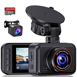 E-YEEGER Dash Cam Front and Rear, 2.5K Dual Dash