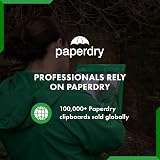 Paperdry Waterproof Clipboard A4 Green PVC with Cover and Clips view 8
