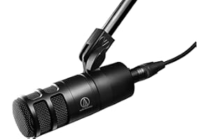 Audio-Technica AT2040 Hypercardioid Dynamic Podcast Microphone, Black