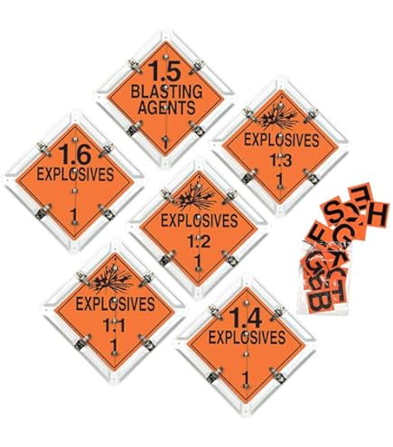 その他 Ado placards complete set of 23 types Amazon.com: Class 9 Miscellaneous Placard, Blank 25-pk