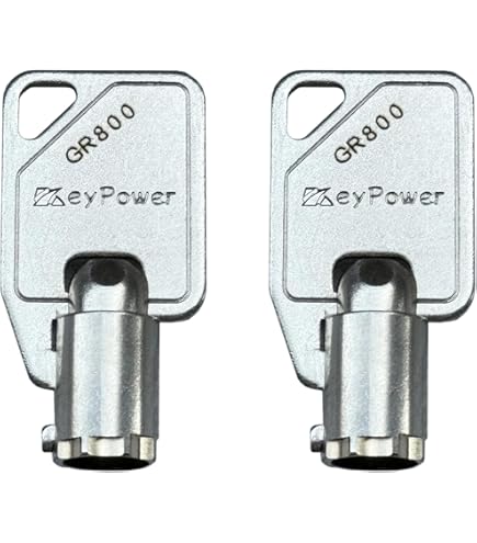 KeyPower Keys (2) GR777 Tubular Key for Whirlpool Greenwald