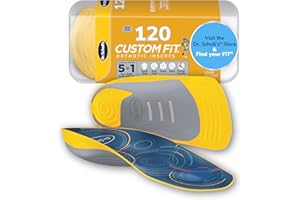 DR. SCHOLL'S Dr. Scholl’s Custom Fit Orthotics 3/4 Length Arch Support Shoe Inserts - Plantar Fasciitis Relief Insoles for Men and Women, Immediate All-Day Total Lower Body Pain Relief, FSA HSA Eligible, CF120