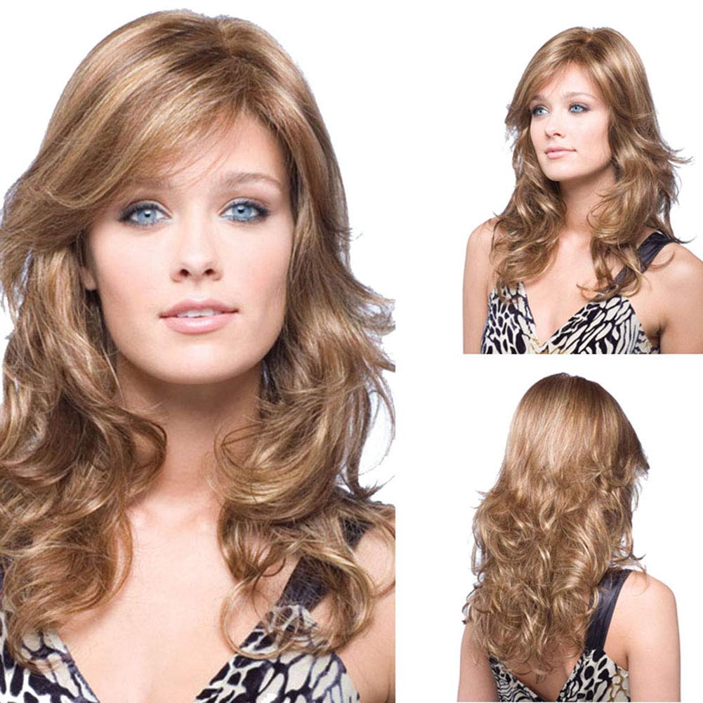 Amazon Com Bromrefulgenc Wave Wig For Women Fashion Medium Long