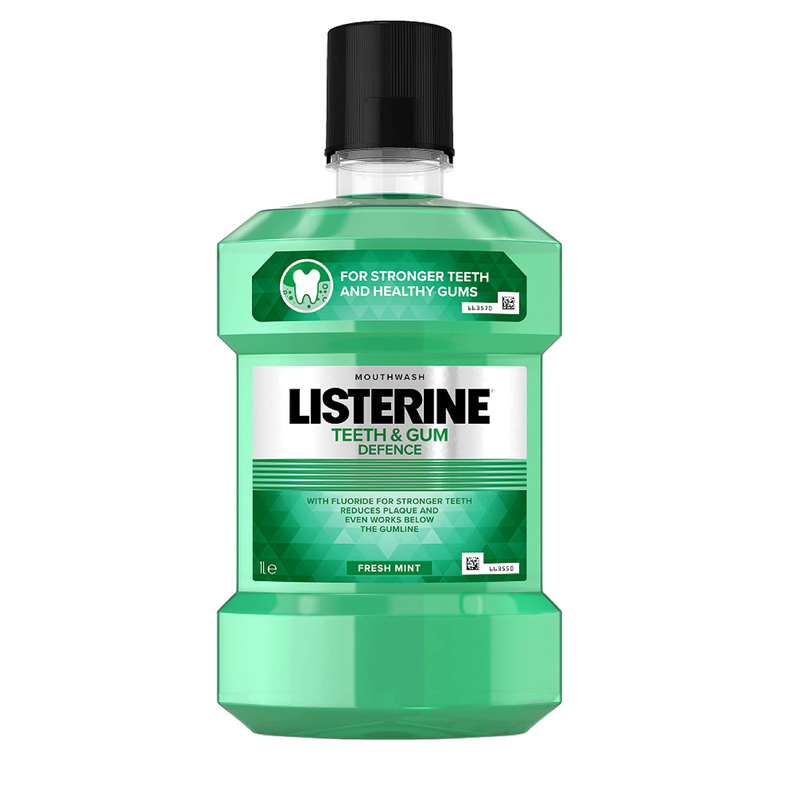Listerine Teeth and Gum Defence Mouthwash Fresh Mint, 1L