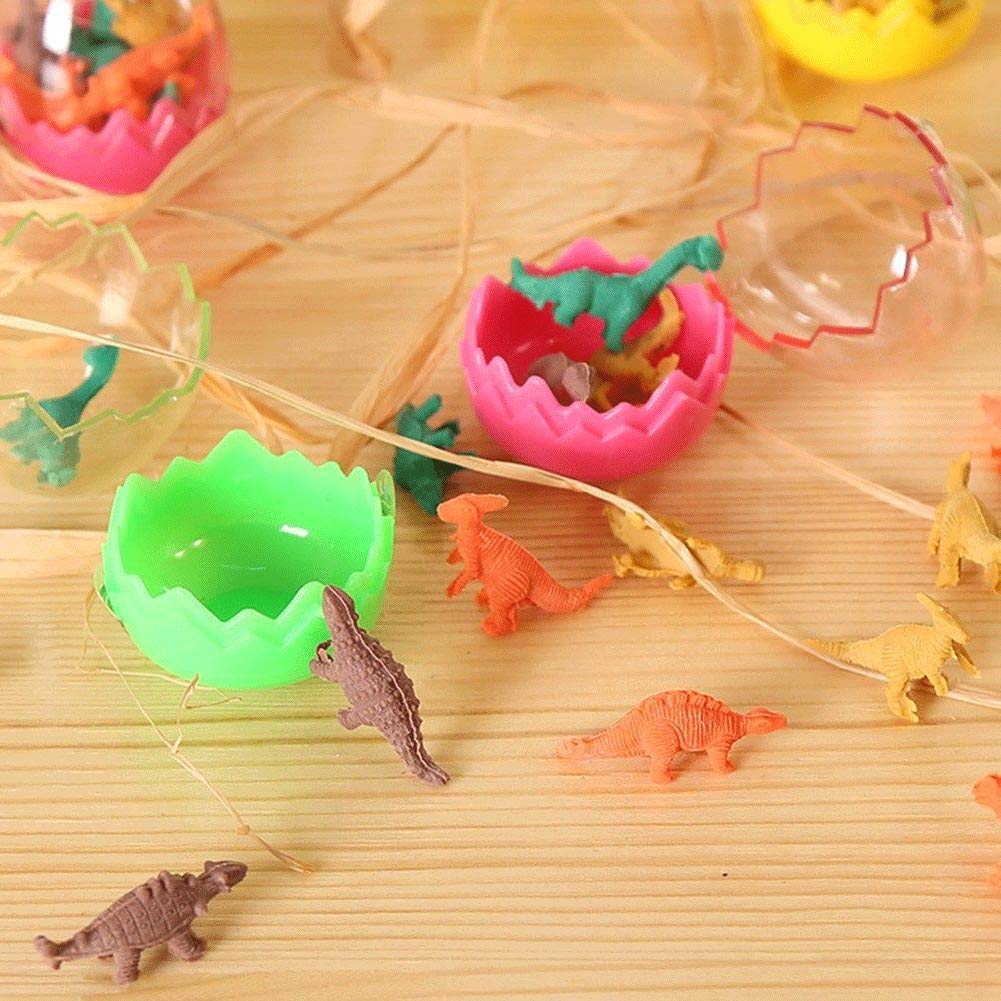 Mini Dinosaur Erasers,  48PCS Pencil Erasers Mini Rubber Erasers Educational Dinosaur Animal Toys School Supplies Animal Erasers for Kids