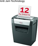 Rexel Momentum X312 Cross Cut Shredder 13-12 Sheets 23 Litre Bin Black view 6
