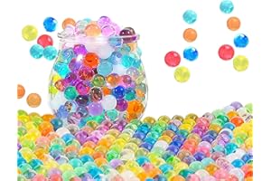 Chioldilly Colorful Beads Vase Fillers 120000pcs, Parties, Home Decor, and Special Events