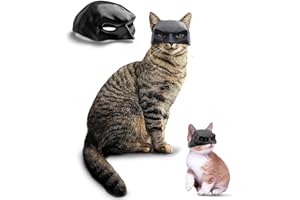 VNEXFU Cat Bat Mask Cosplay Hat - Funny Cat Halloween Costumes Funny Pet Decoration for Halloween Christmas Easter Festival Party bat mask for Cats, Cosplay Black CatBat Mask, Medium