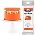 Satin Ice Fondant, Orange, 4.4 Ounce