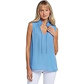 NYDJ Womens Sleeveless Gemma Blouse