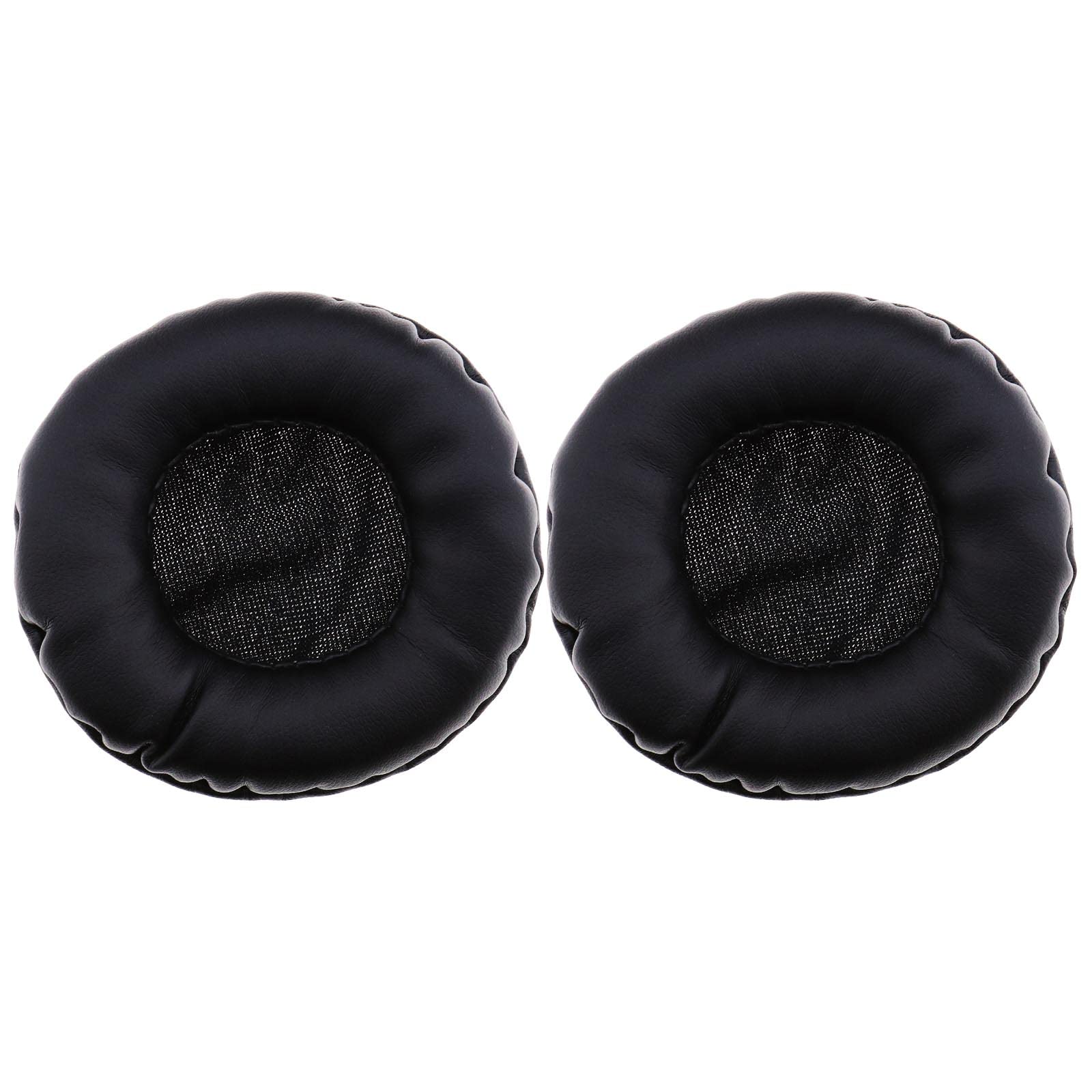 YINETTECH 1 Pair Ear Pads Replacement Compatible with Plantronics Blackwire C320 USB Headphones Protein Leather Ear Cushion Replacement Earphones Pads Accessories Black