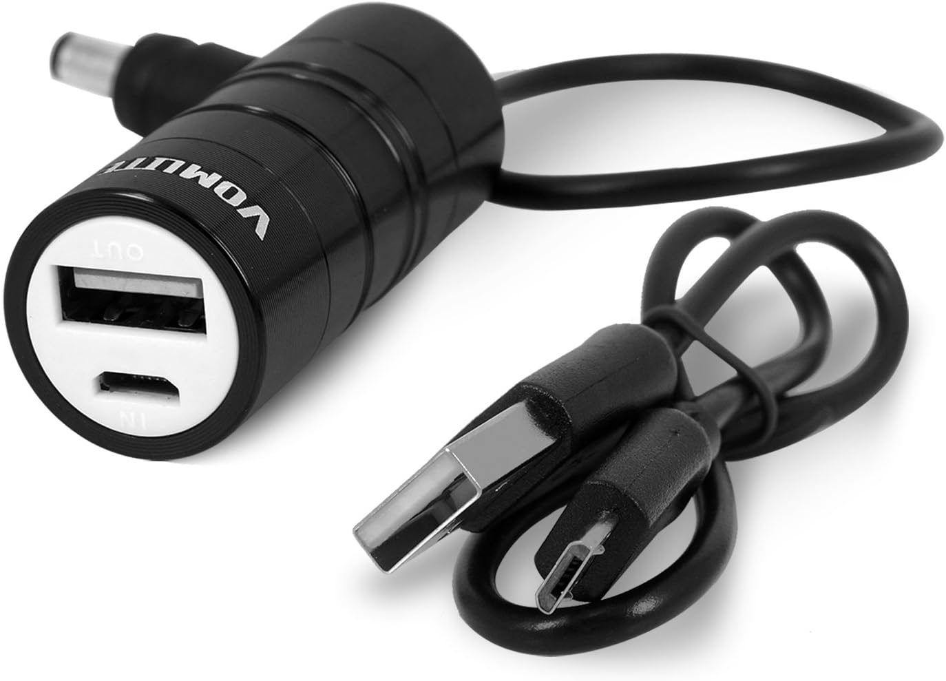 VOMLITE 8.4V to 5V USB DC Connecter Smart Voltage Converter Adapter for Bike Light Battery Pack to Cell Phone