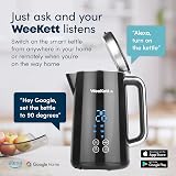 WEEKETT Alexa Smart Kettle 1.7L 3000W Temperature Control BPA Free Black view 2