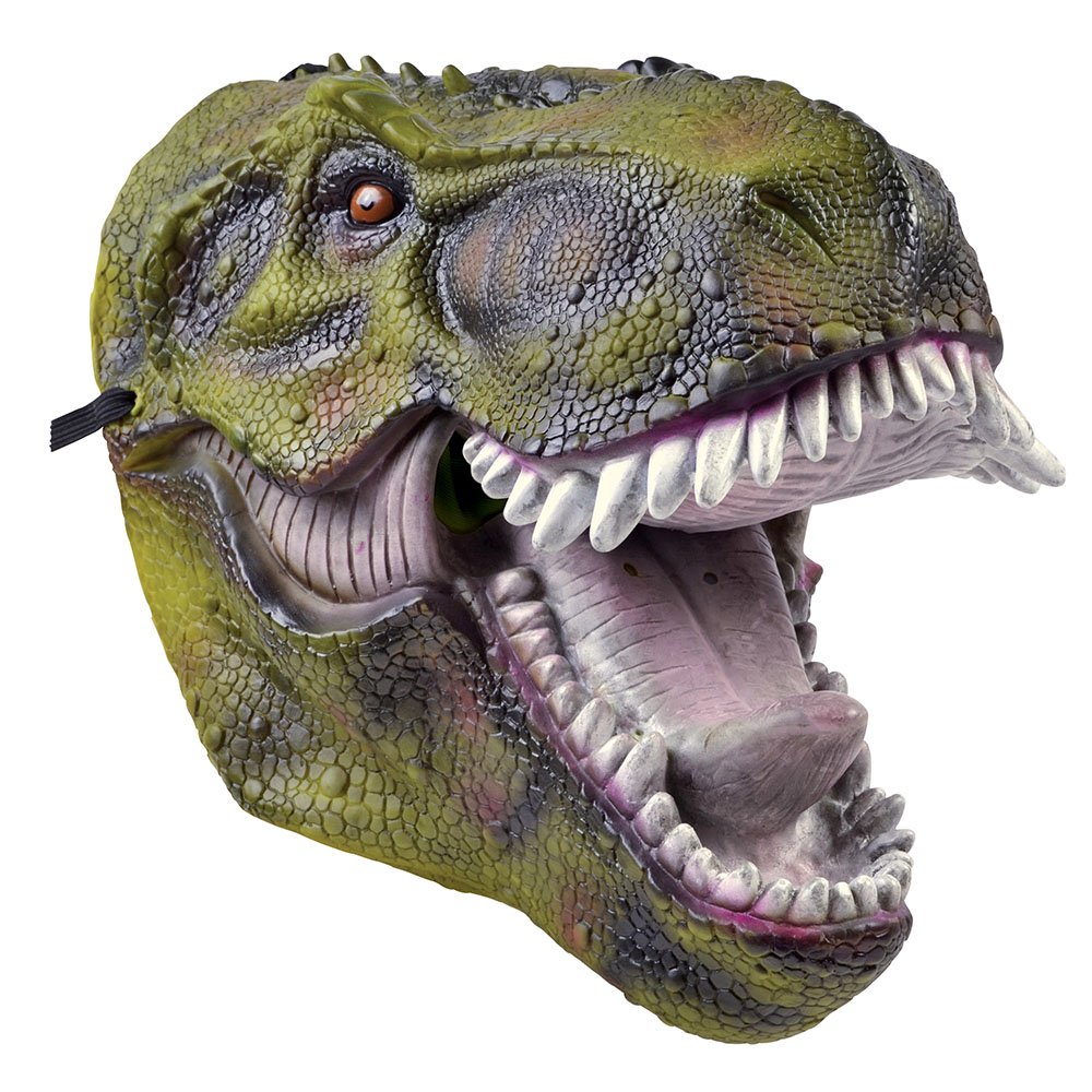 Bristol Novelty BM506 Dinosaur PVC Adult Mask, Unisex, One Size Halloween