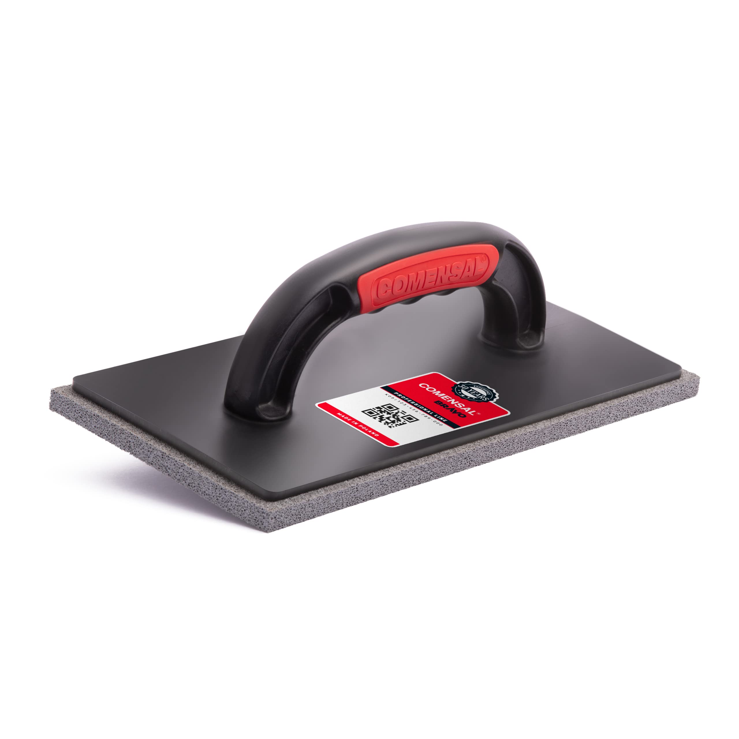 COMENSAL® Grouting Float - Grout Float with Hard Rubber Sponge - Grouting Trowel - Grouting Tool - Tiling Tool - Made in EU - 11 x 5.5 Inch (280 x 140 mm)