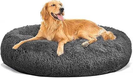 Cysincos Panier Chien Chat Lit Panier Chats Chien Rond En Peluche Extra Doux Confortable Animal Domestique Coussin Lit De Chat Lit Donut Chien Convient Amazon Fr Animalerie