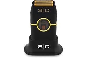 StyleCraft Instinct Metal Cordless Double Foil Shaver with IN2 Vector Motor Intuitive Torque Control, USB-C Rechargeable