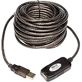 Tripp Lite USB 2.0 Hi-Speed Active Extension Repeater Cable, USB-A (M/F), 5 Meter (16 ft.) (U026-016)