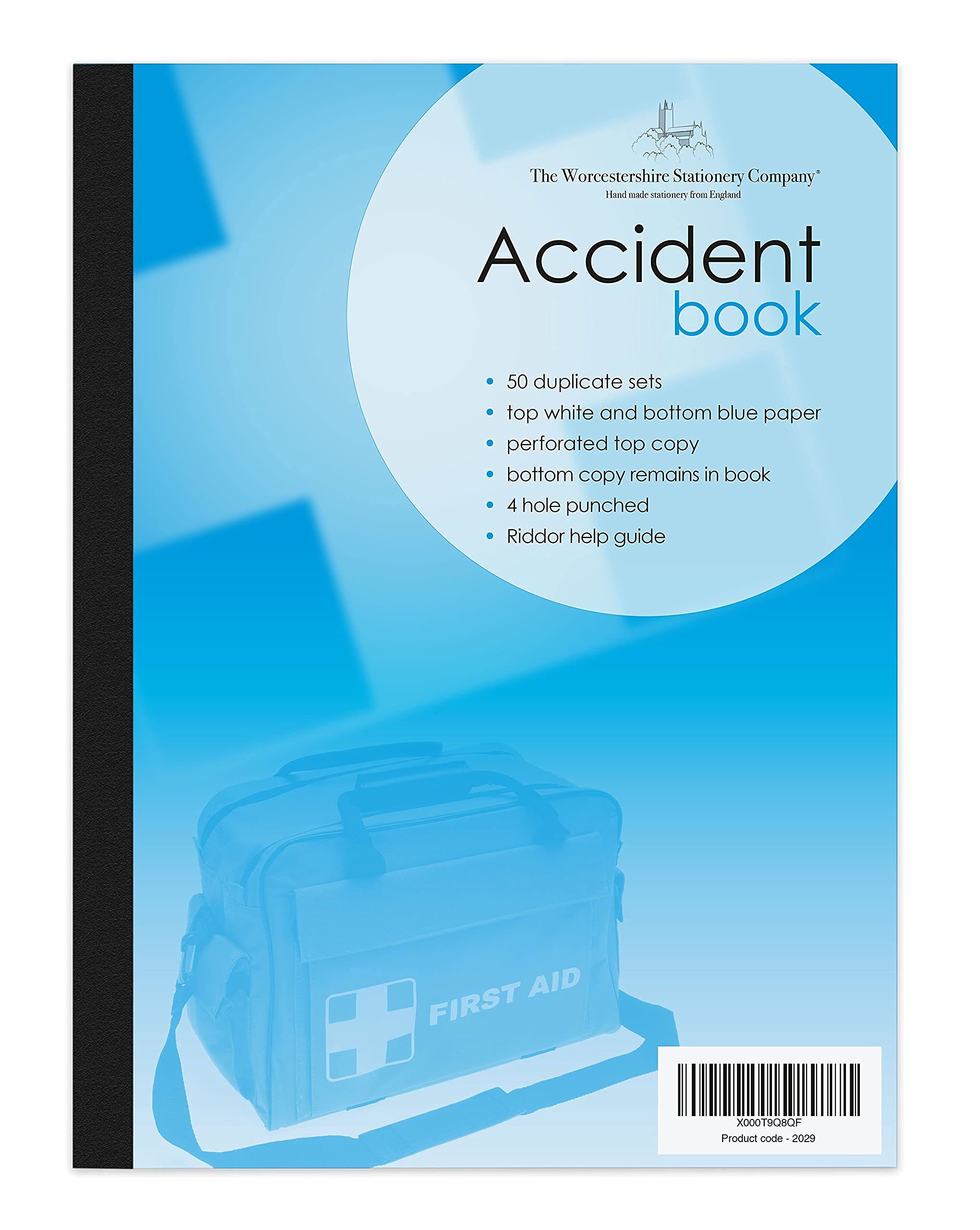 A4 Accident Report Book, 2 Part (Duplicate)