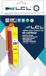 LCL Yellow Ink Cartridge CLI-581XXL 12.5ml for Canon Pixma TR7550 TR8550 TS6150