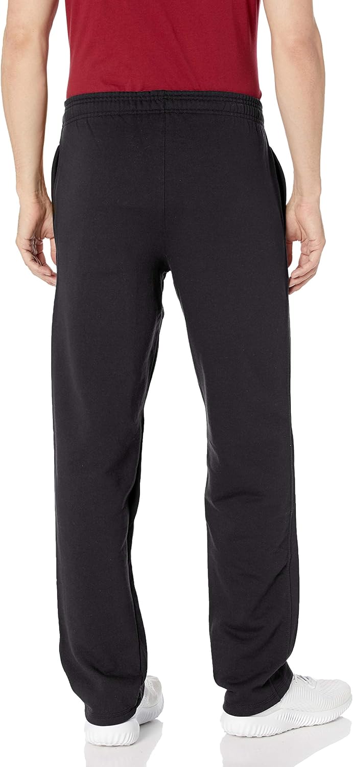 Champion Men's Powerblend Open Bottom Fleece Pant: Clothing