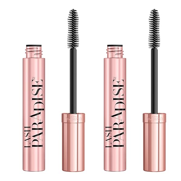 L’ORÉAL PARIS VOLUMINOUS MASCARA, VOLUPTUOUS VOLUME, INTENSE LENGTH, FEATHERY SOFT LASHES, NO FLAKING – PACK OF 2