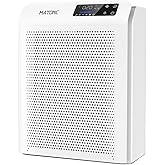 MATONC HEPA Air Purifiers for Home Large Room Up to 3500 Ft², Smart WiFi App Control,Ultra-Quiet Sleep Mode, Auto Mode and PM2.5 Air Quality Display Air Cleaner for Bedroom Living Room Office