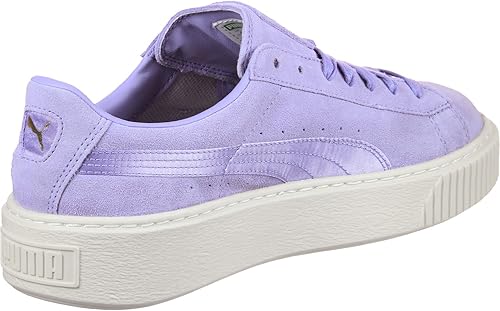 puma suede platform purple