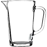 Jarra Arcoroc Bystro De Cristal Transparente - Capacidad 1 Litro, Altura 275 Mm, Apta Para Lavavajillas, Ideal Para Agua, Zumos O Bebidas Frías
