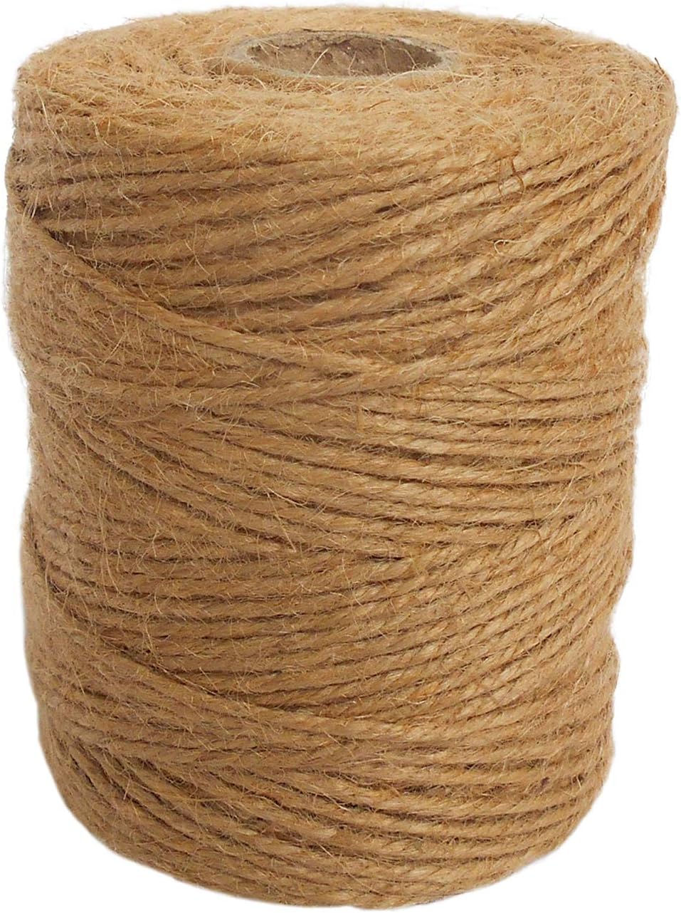 ANSIO Natural Jute Twine 101 m 2 mm 3-ply Rustic Brown Garden Crafts