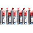 fischer Injection Mortar FIS EM Plus 390ml (13.2 Oz) Chemical Anchoring on Cracked and Uncracked Concrete Strongest Universal Mortar in The Market - 6 Pack with 12 Mixer nozzles