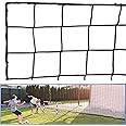 Wiseek Soccer Backstop Net, High Impact Soccer Barrier Net, Nylon Soccer Practice Sports Netting 10x20ft/10x30ft/10x40ft (Installation Rope Included)