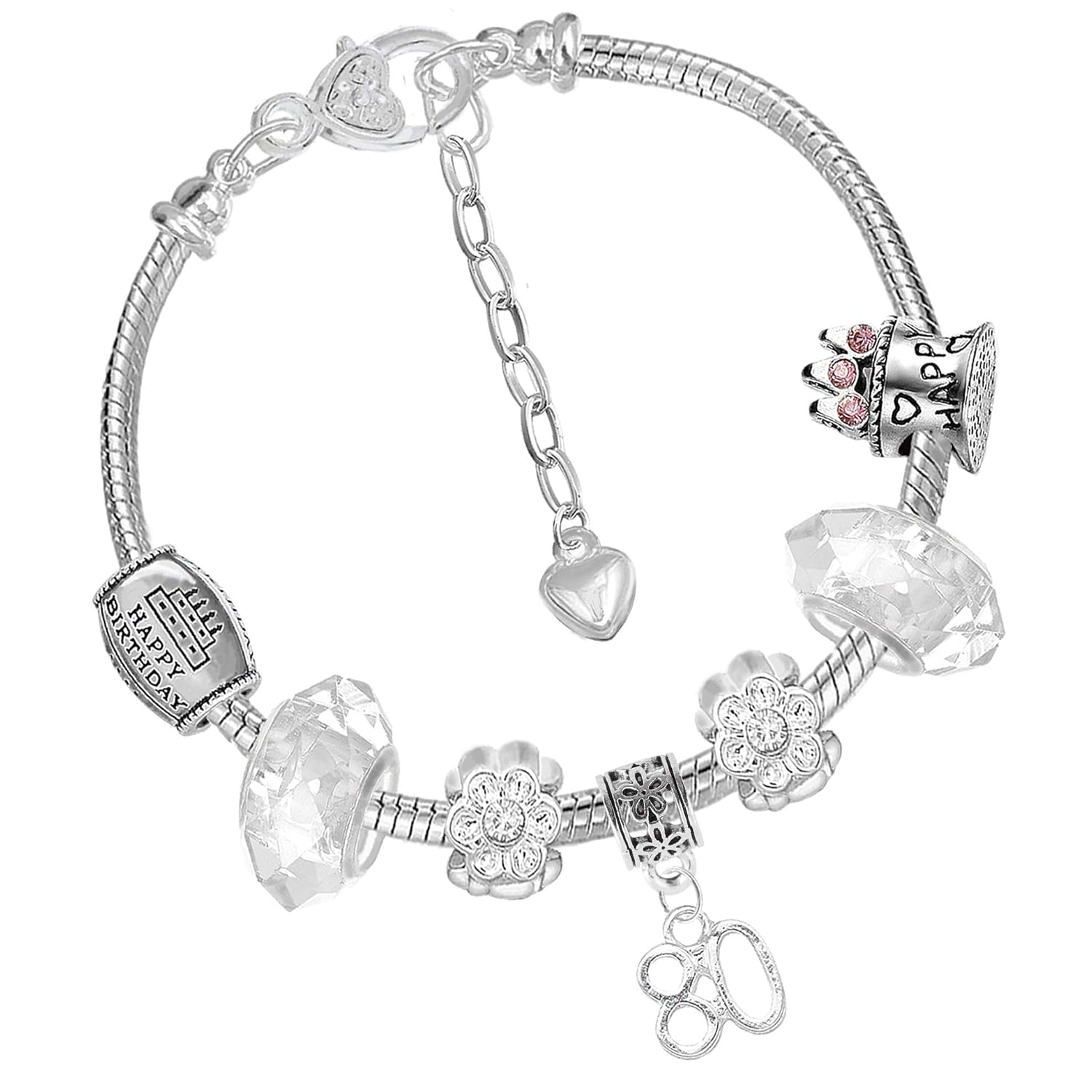 Pour Filles Bracelet A Breloques Et Boite A Bijoux Pour Carte Danniversaire Comme Cadeaux Du 16e Anniversaire Bracelets Bijoux