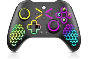 Gamrombo Wireless Controller for Xbox One, Xbox Series X/S, Xbox One X/S, PC, LED Gaming Controller with TURBO,Macro Function,3.5mm Audio Jack, Need Update The Software to Pair with the Xbox