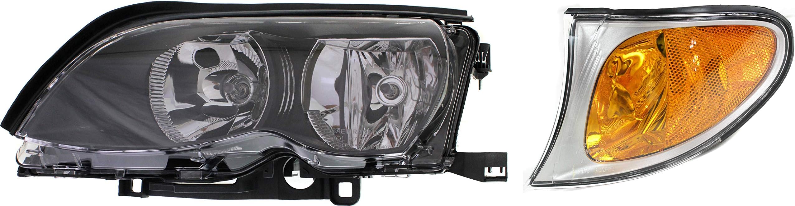 Garage-Pro Headlight Compatible with 2002-2005 BMW 330i, Fits 2002-2005 BMW 330xi, Fits 2002-2005 BMW 320i, Fits 2002-2005 BMW 325i, Fits 2002-2005 BMW 325xi SET Sedan Driver Side