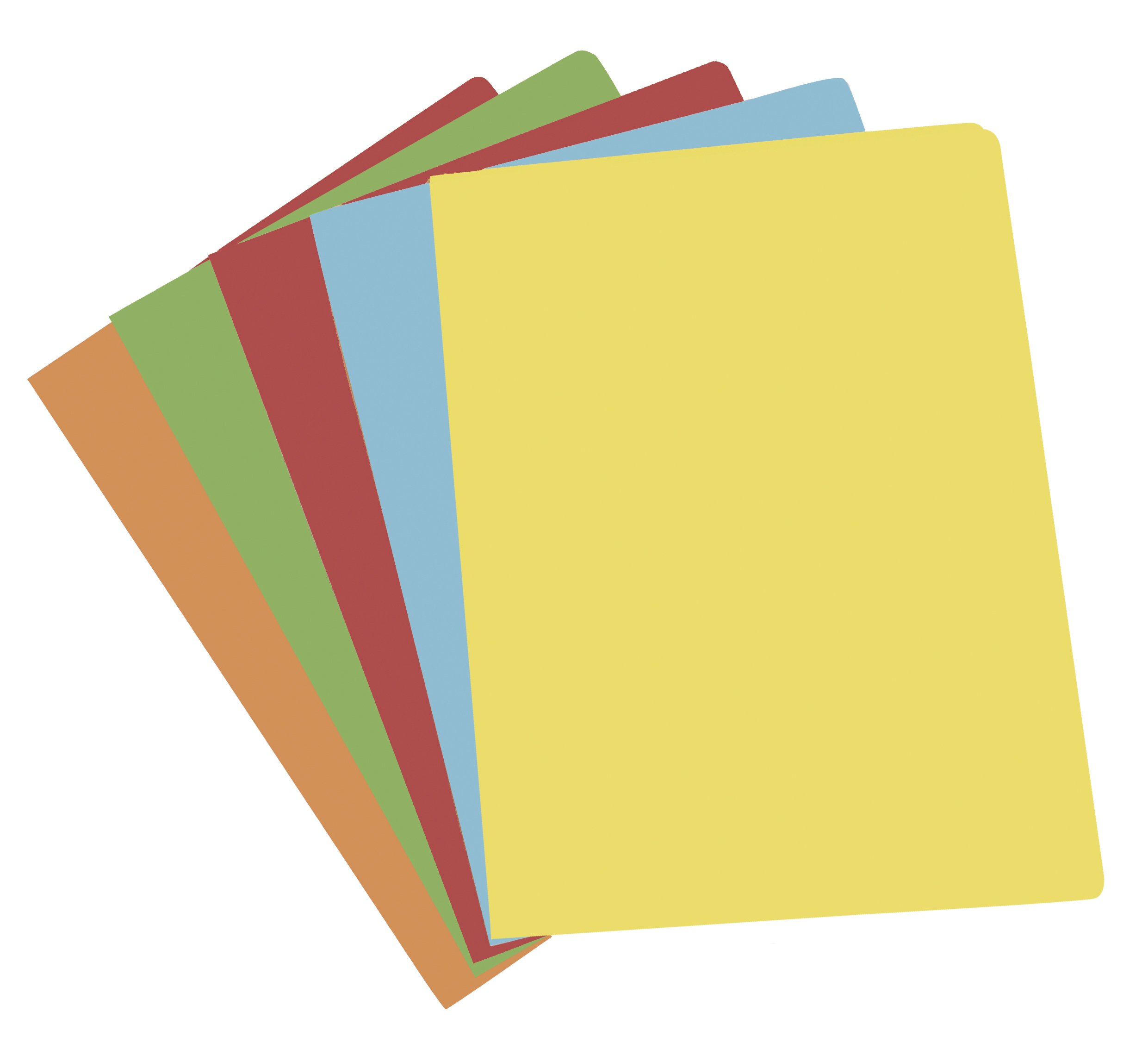 Gio din cardstock subfolder a4 Assorted Pastel Colours 180 g/m2 Pack of 50