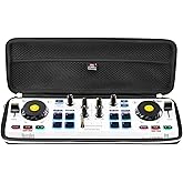 FBLFOBELI EVA Hard Storage Case Compatible with Hercules DJ Control Mix 2/1 or Hercules DJ DJControl Starlight Pocket USB DJ Controller, Shockproof Protective Carrying Bag (Case Only)