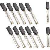 YEQIN 12pcs Carbon Brushes for Electric Motor Brush Repairing Part, 13mmx4.4mmx3.9mm, Power Tool, Sewing Machine Motor Repairing Part - for Home Sewing Machine