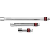 GEARWRENCH 3 Piece 1/4" Drive Locking Extension Set 2", 3" &amp; 6" | 81003