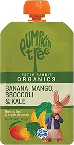 Peter Rabbit Organics Baby Kale Broccoli Mango, 4.40 oz- Packaging may vary