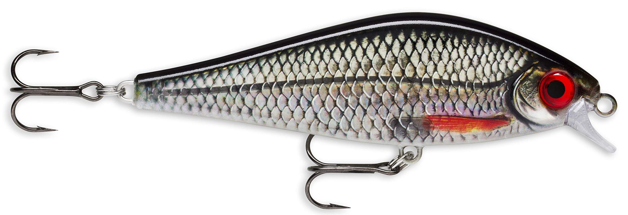 Rapala Super Shadow Rap Lure with Two No. 3/0 Hooks, 1-1.4 m Swimming Depth, 16 cm Size, Live Roach — image 1