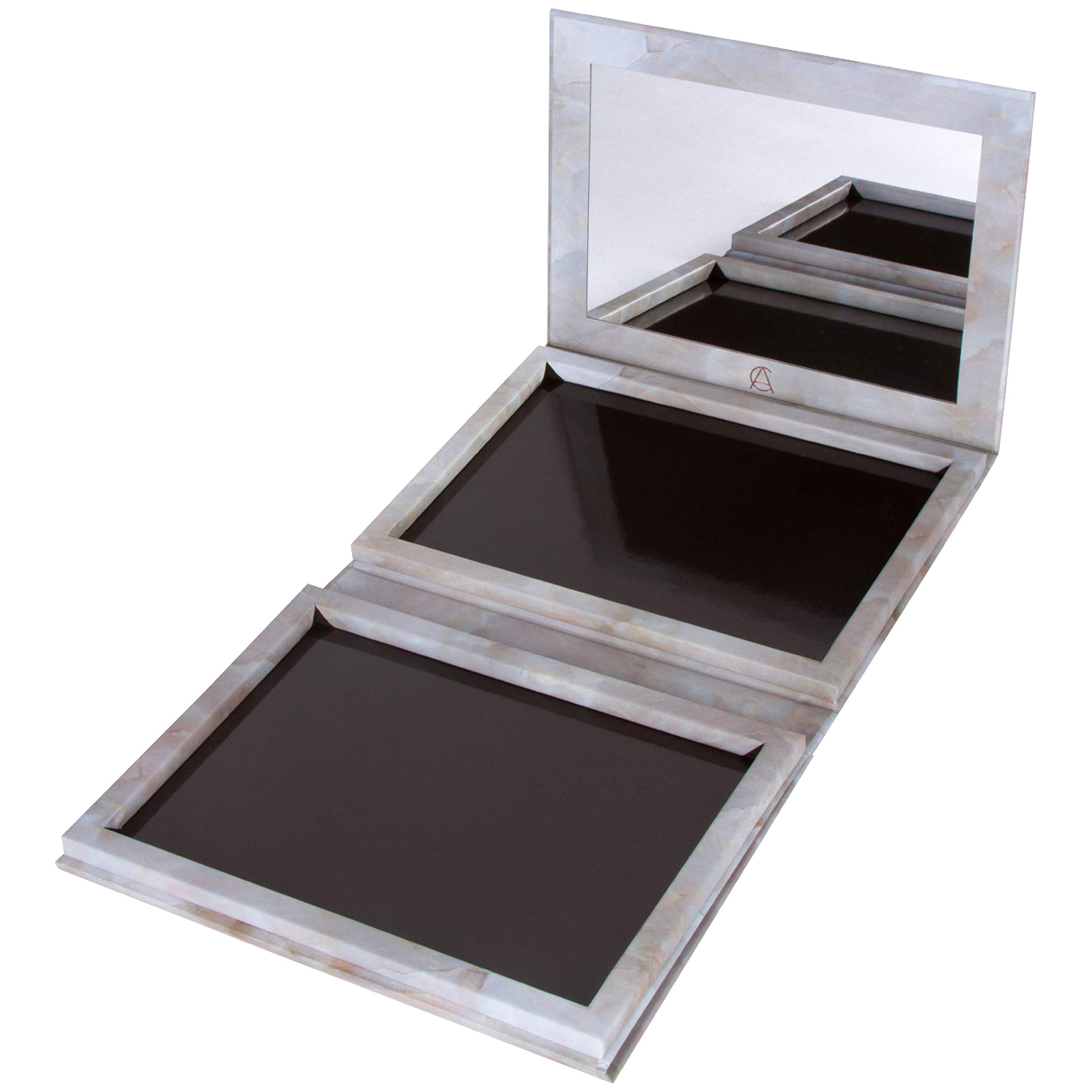 Allwon 56Pcs Metal Stickers for Palette Empty