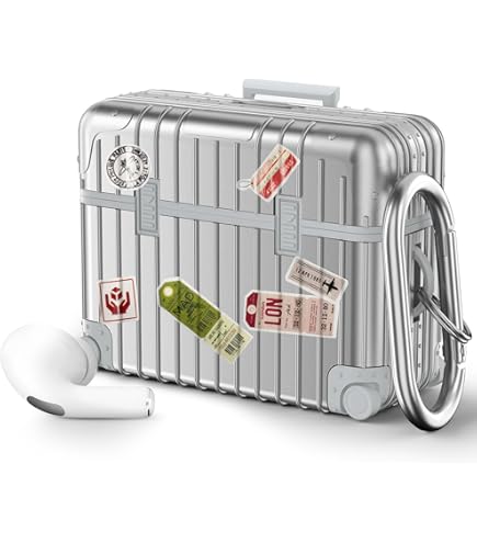 Amazon.com: AirPods Pro 2 Case Cover, KOREDA Cute Funny Suitcase
