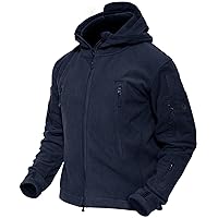 Chaqueta Softshell TACVASEN Para Hombre Con Forro Polar Negra, Talla L